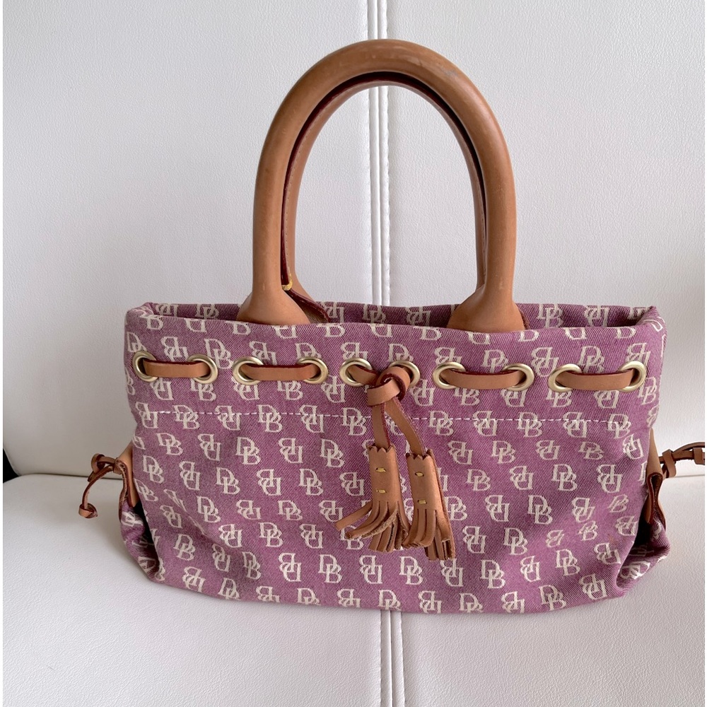 Cutest little Pink & Beige bag!             10”x 6”